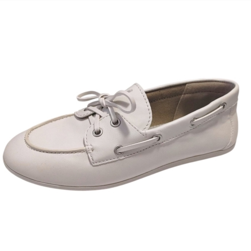 Tommy Bahama Ivory Nautical Comfort Seafairer Docksider Boat Shoe in size 10